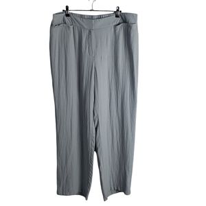 Chico's Gray Travelers Collection Pants 3 (XL/16)